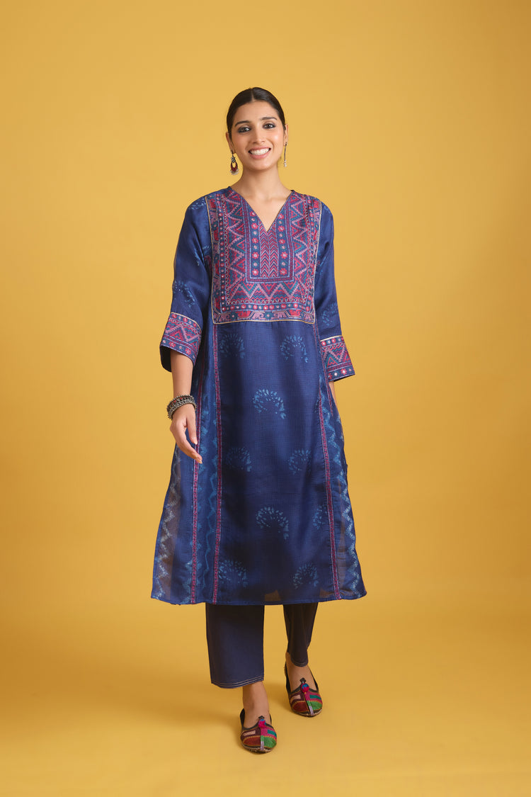 Tulsi Kurta Indigo (9730013298987)