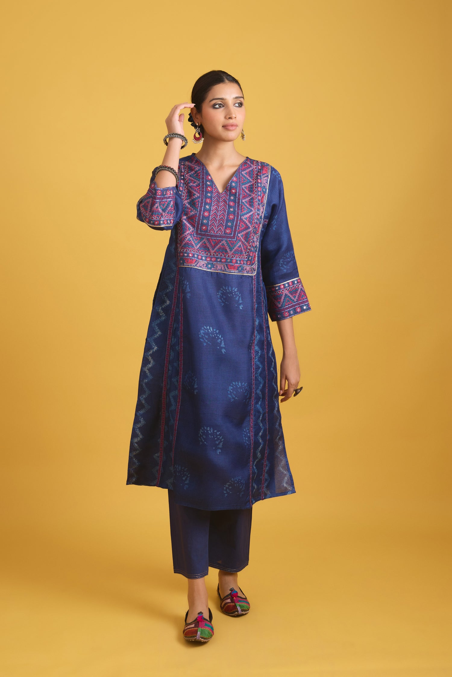 Tulsi Kurta Indigo (9730013298987)