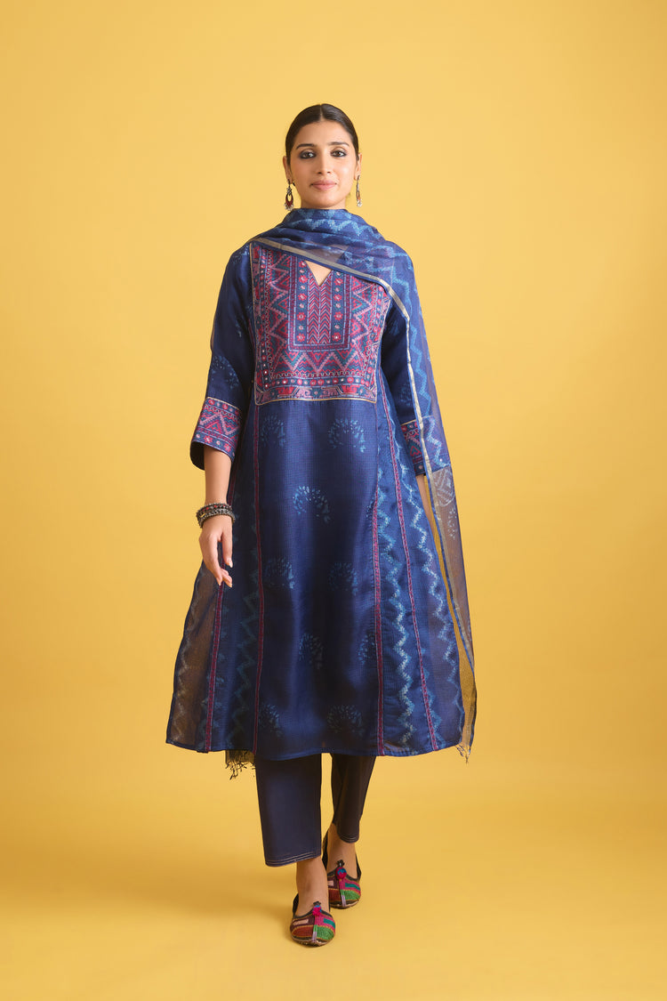 Tulsi Kurta Indigo (9730013298987)