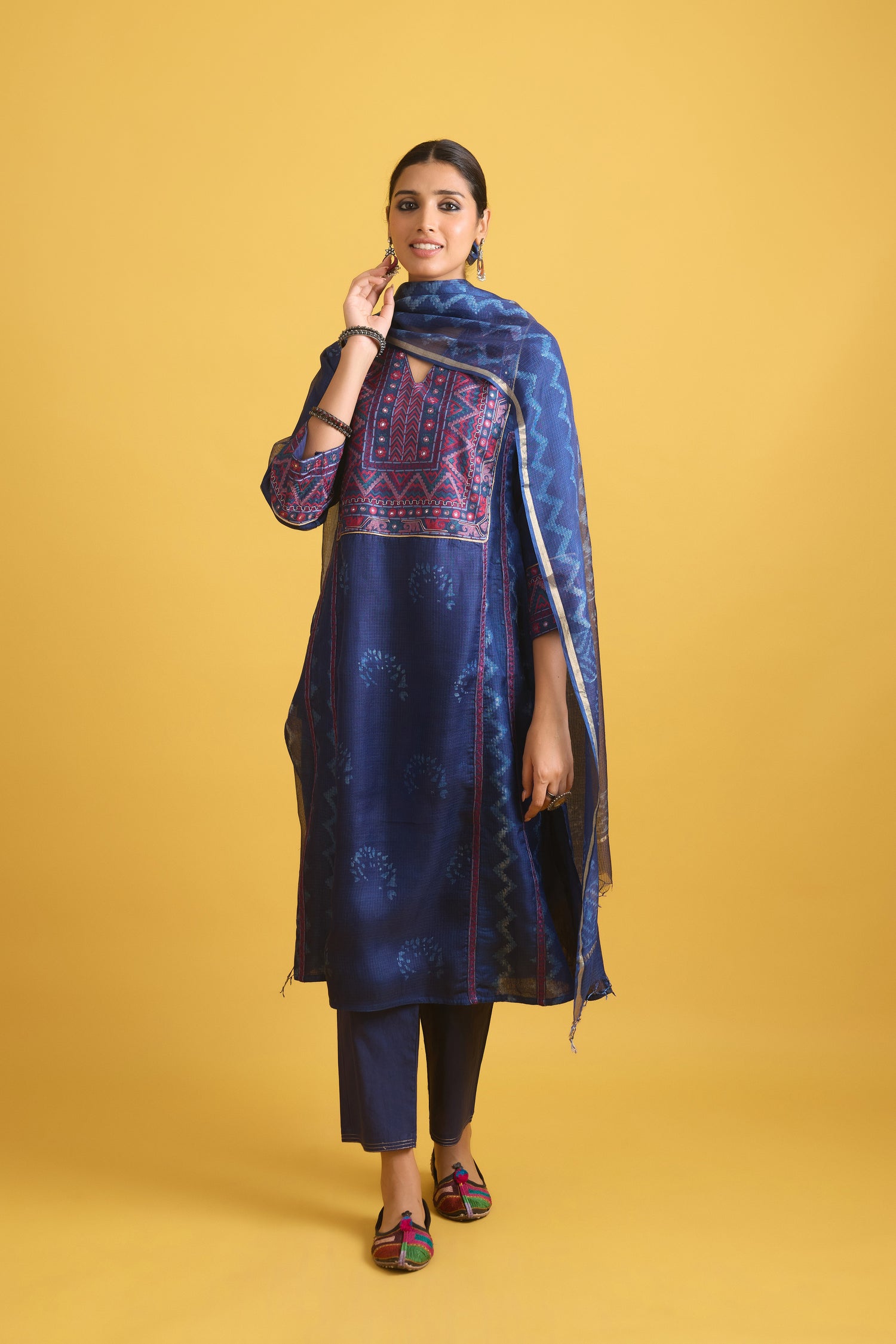 Tulsi Kurta Indigo (9730013298987)