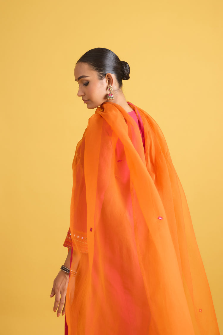 Tulsi Dupatta Orange (9725417685291)