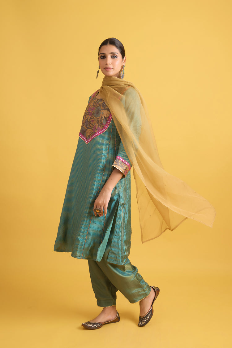 Tulsi Dupatta Mustard (9730691236139)