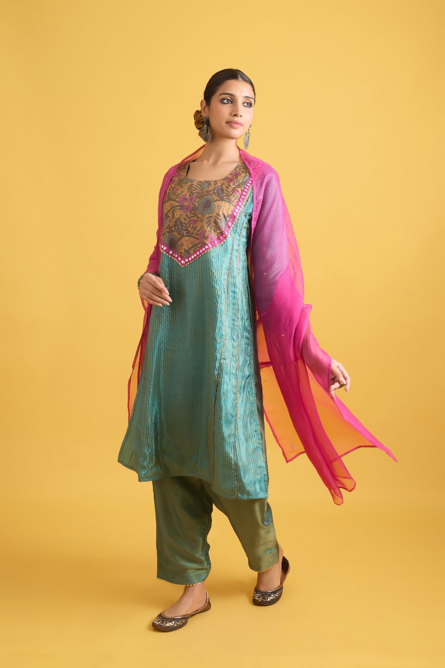 Tulsi Kurta Turquoise (9730681831723)