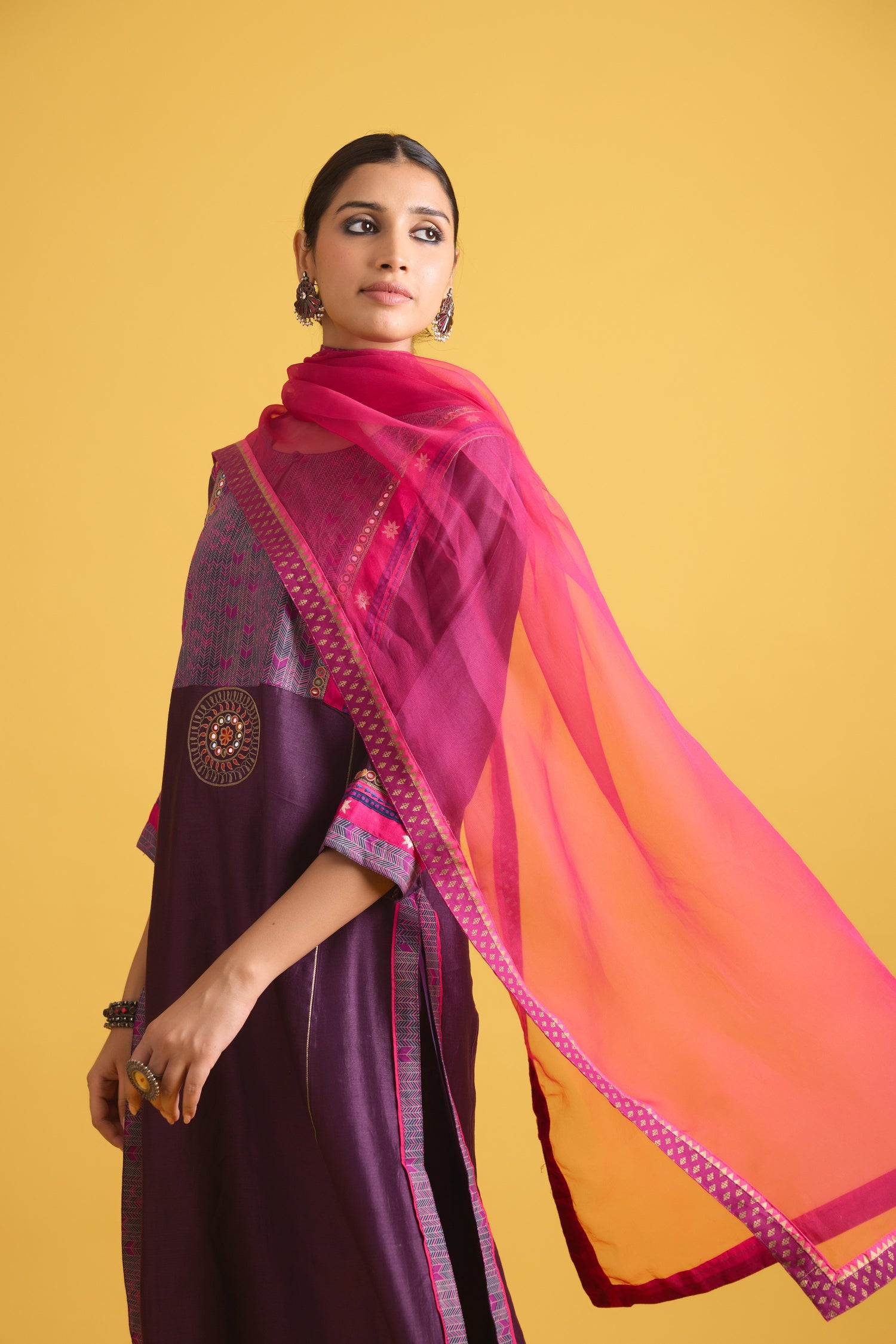 Medh Dupatta Pink (9721641402667)