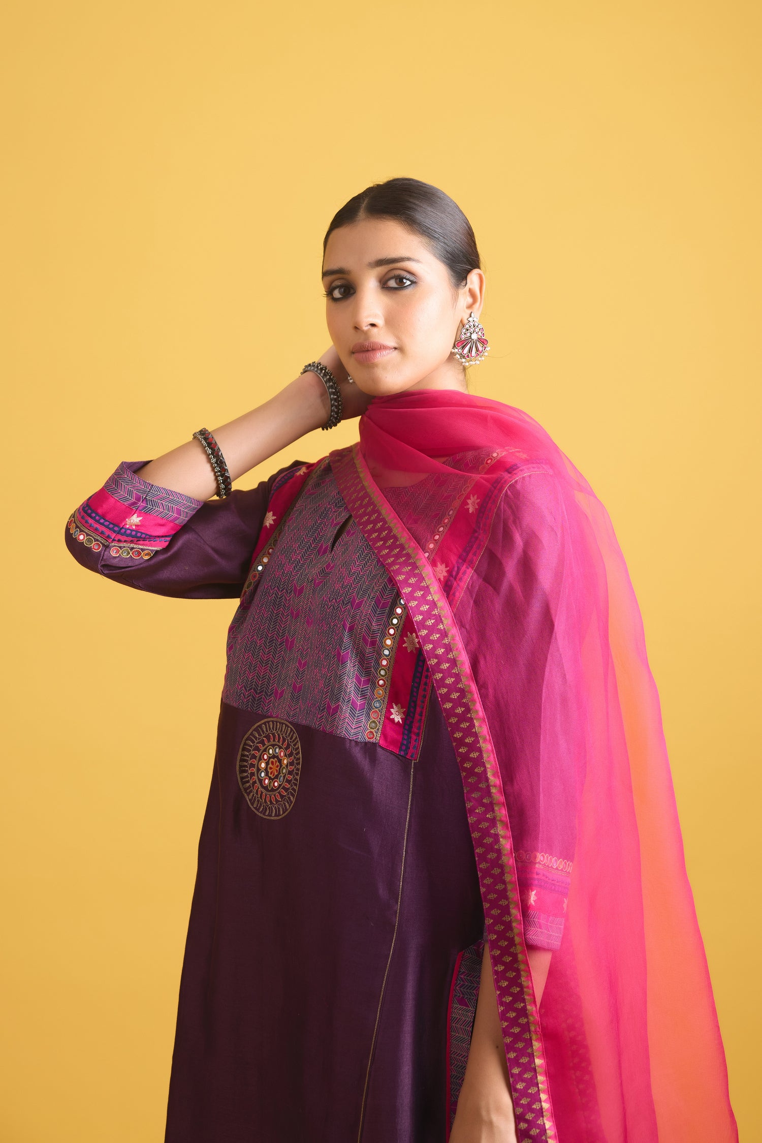 Medh Dupatta Pink (9721641402667)