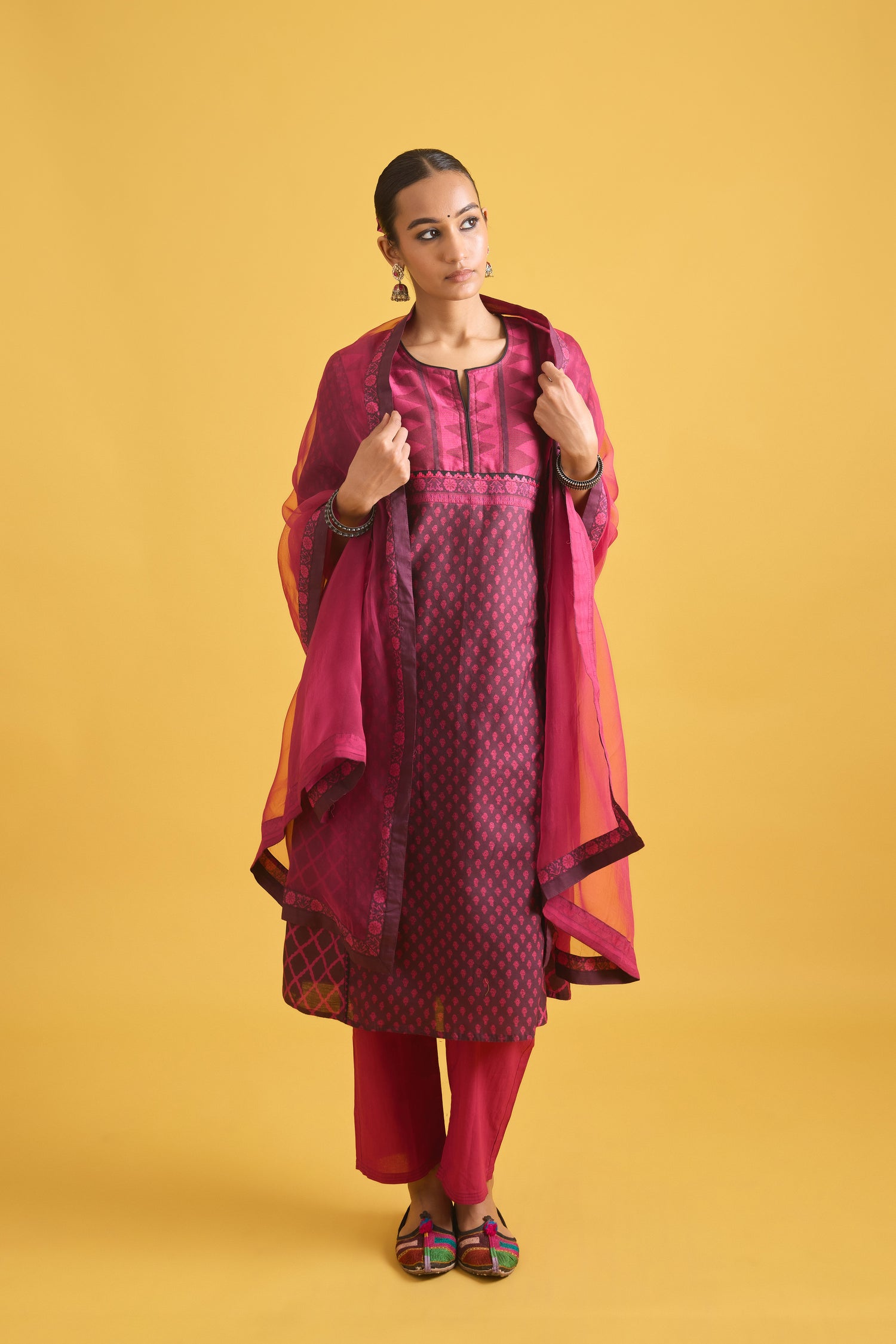 Medh Dupatta Mauve (9711870771499)