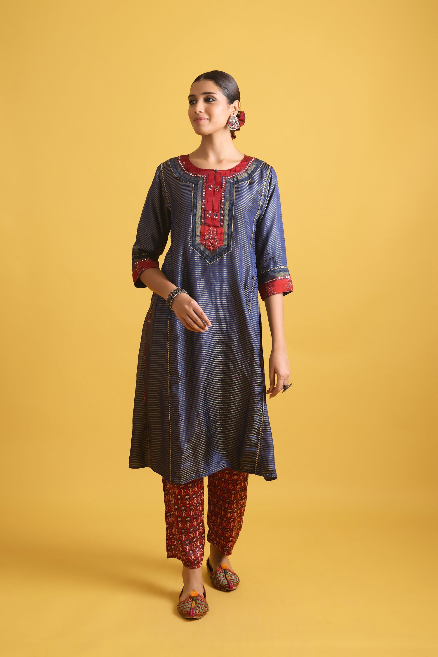 Rozana Kurta Indigo (9730266005803)