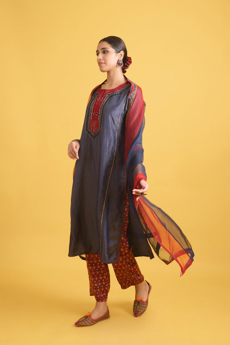 Rozana Kurta Indigo (9730266005803)