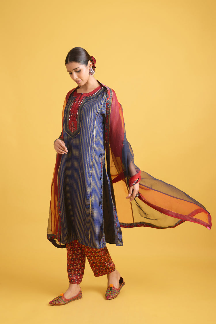 Rozana Kurta Indigo (9730266005803)