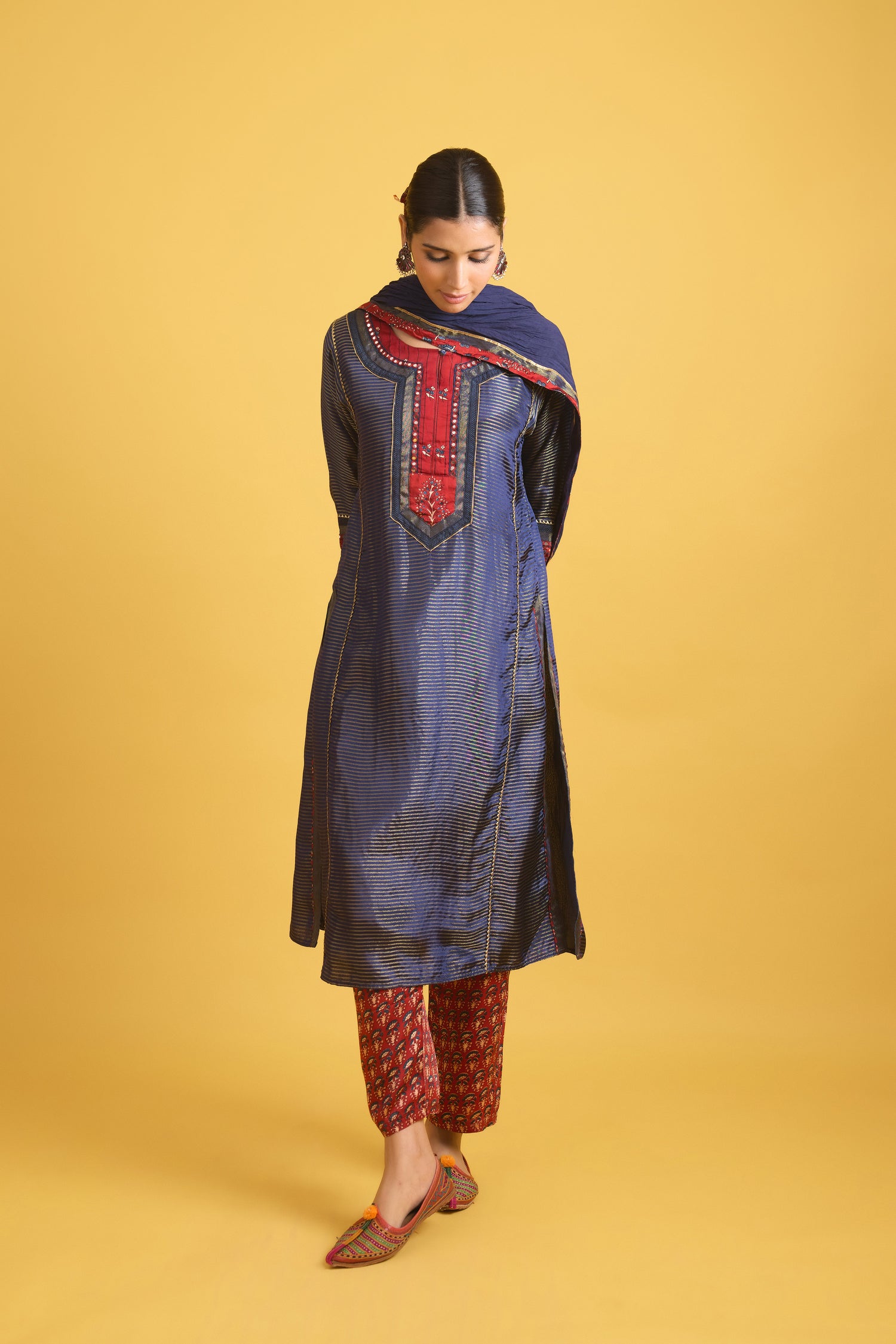 Rozana Kurta Indigo (9730266005803)