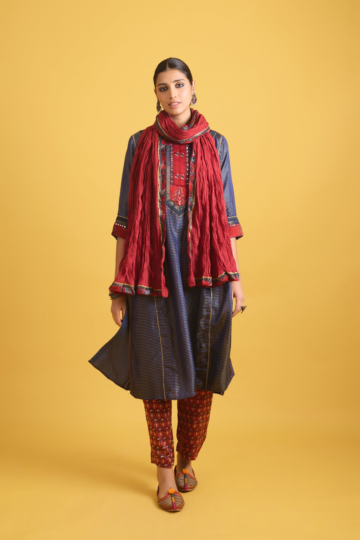 Rozana Kurta Indigo (9730266005803)