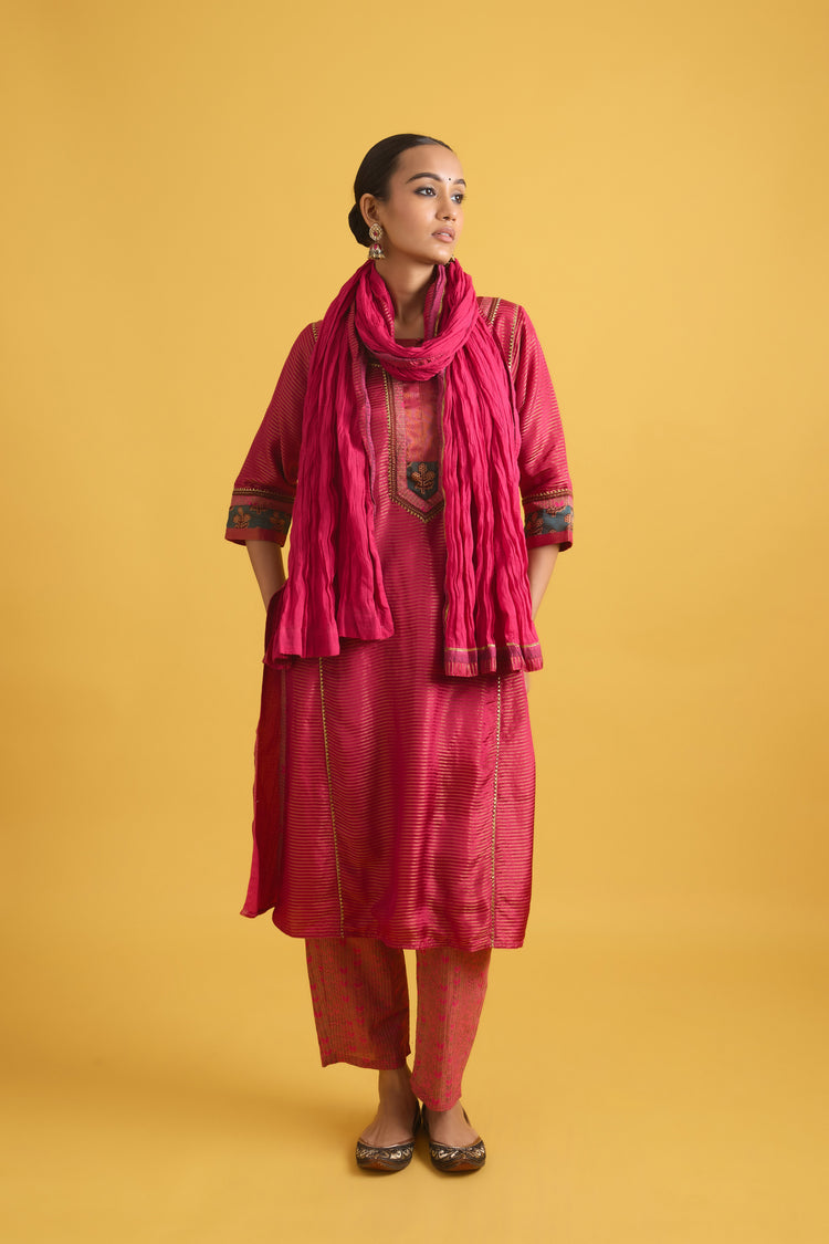 Rozana Kurta Rani Pink (9730647621931)