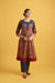 Medh Dupatta Red Blue (9730631926059)