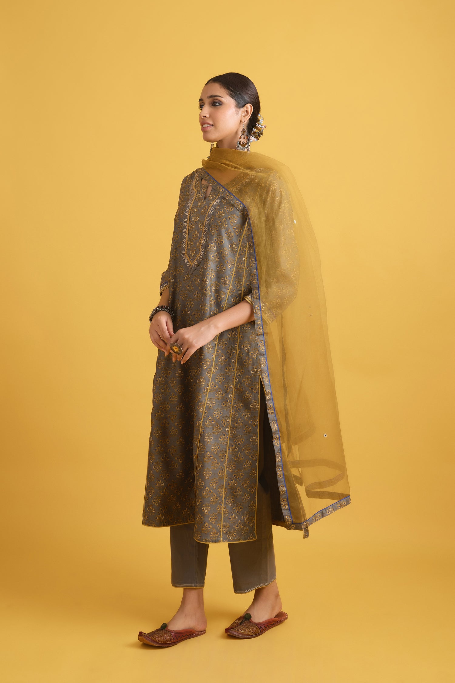 Tulsi Dupatta Mustard (9725535650091)