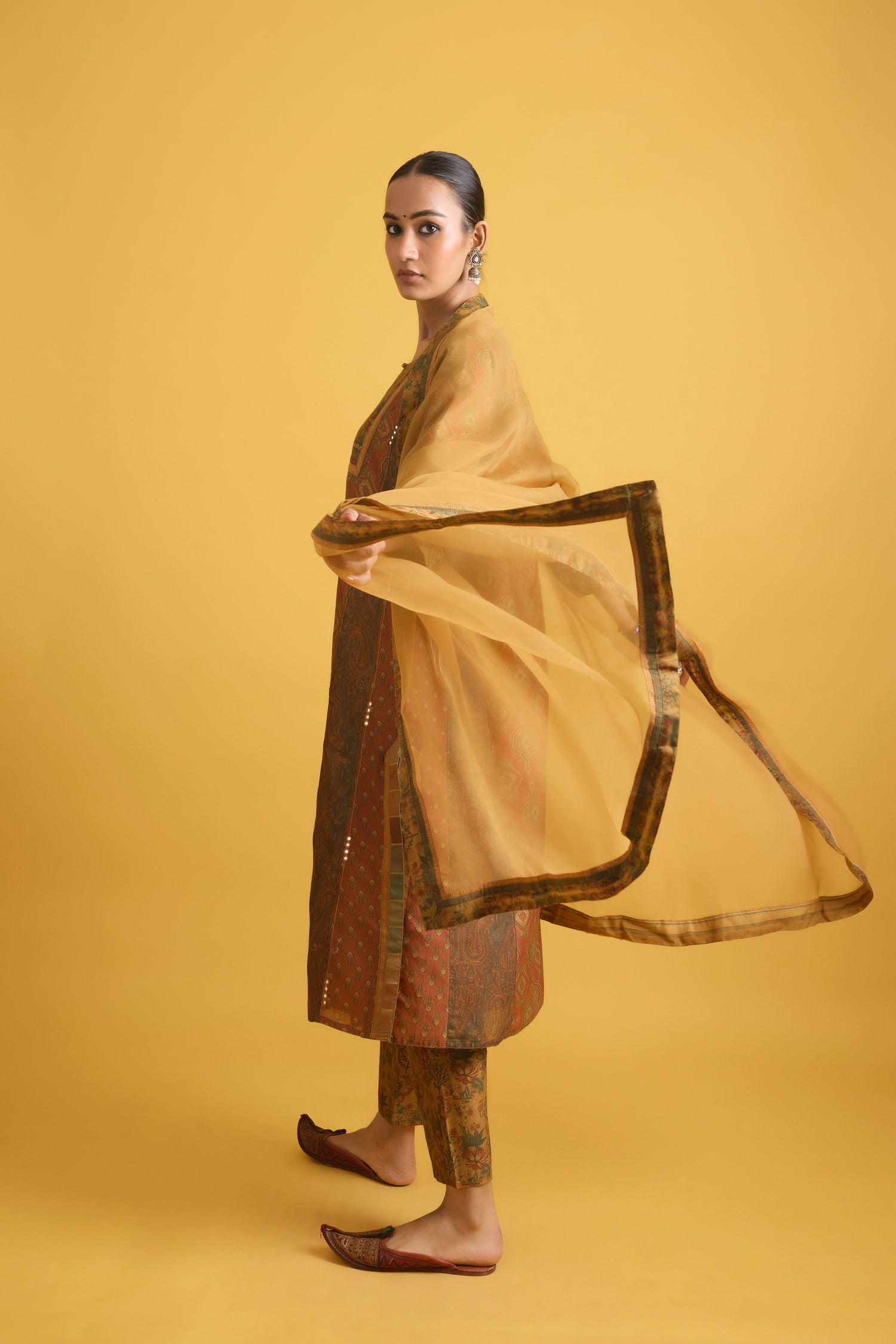 Medh Dupatta Mustard (9722070401323)