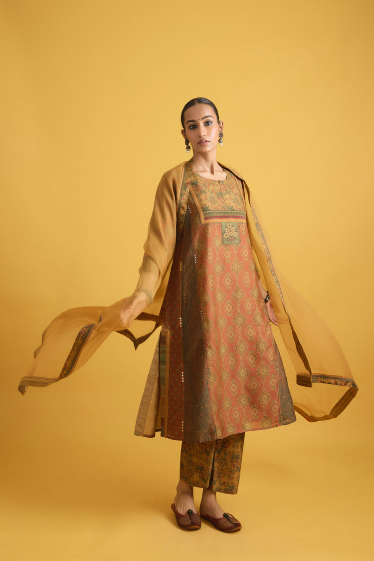 Medh Dupatta Mustard (9722070401323)