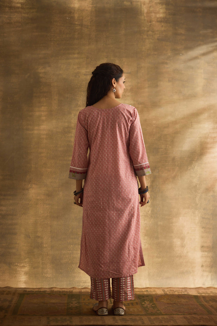 Rozana Kurta Baby Pink (9888706167083)