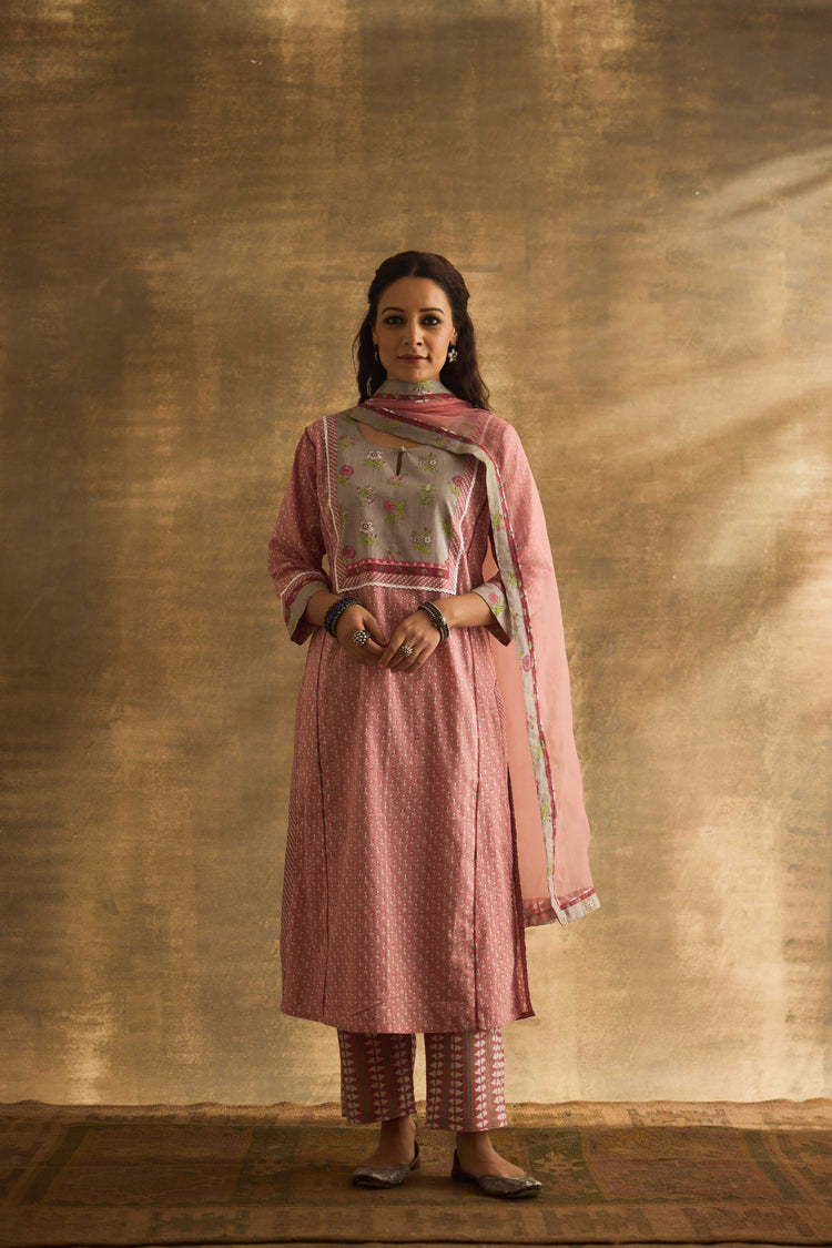 Rozana Kurta Baby Pink (9888706167083)