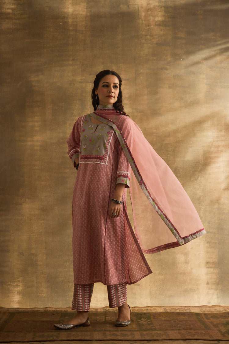 Rozana Kurta Baby Pink (9888706167083)