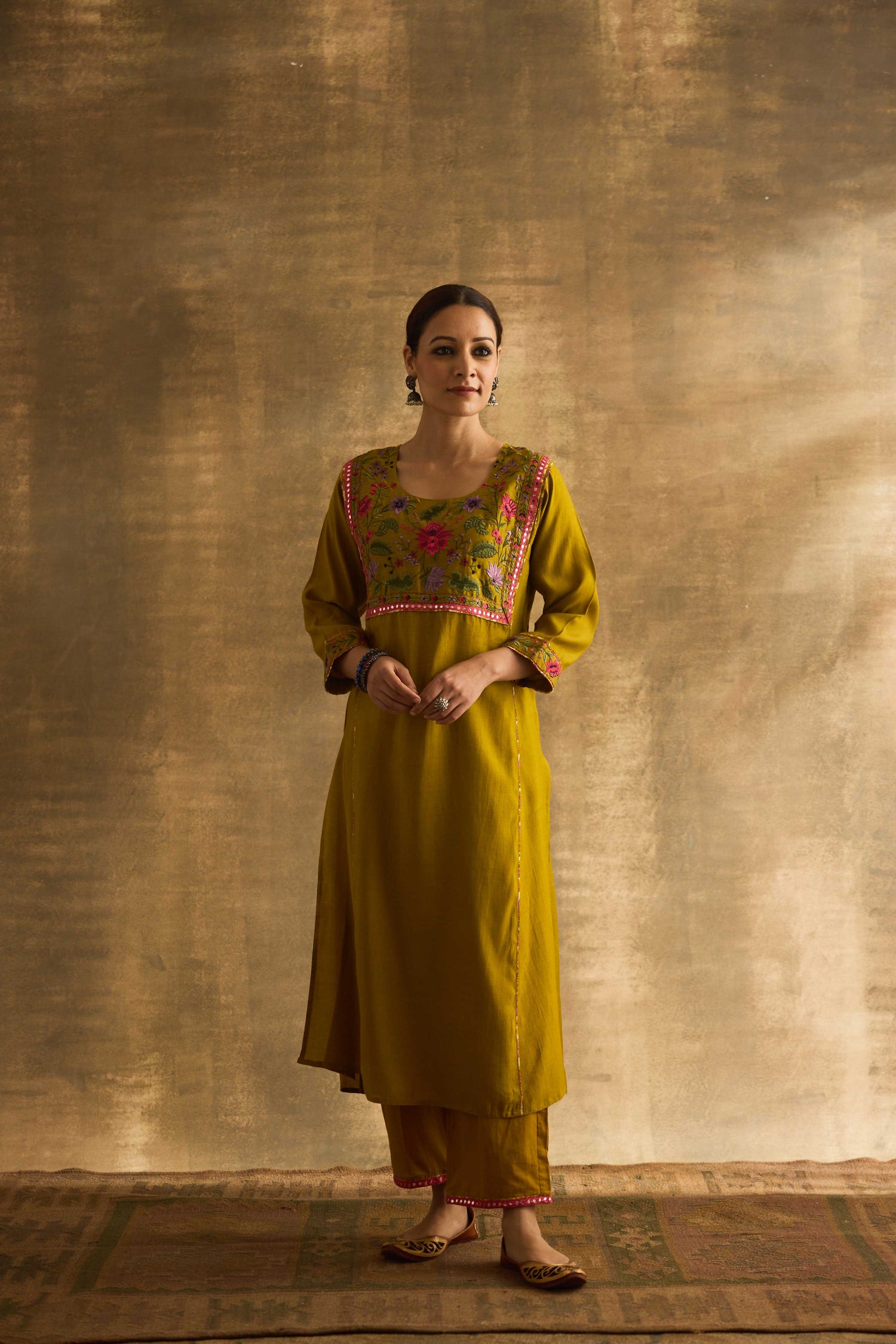 Dienne Kurta Mustard (9886385275179)