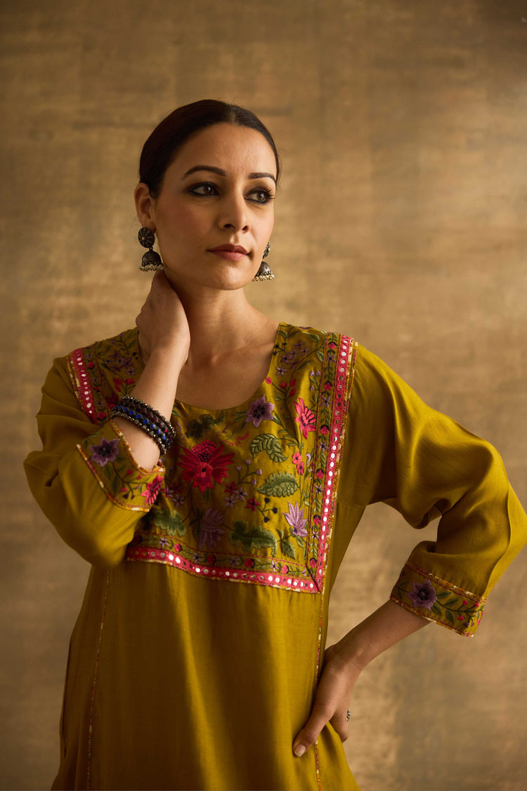 Dienne Kurta Mustard (9886385275179)