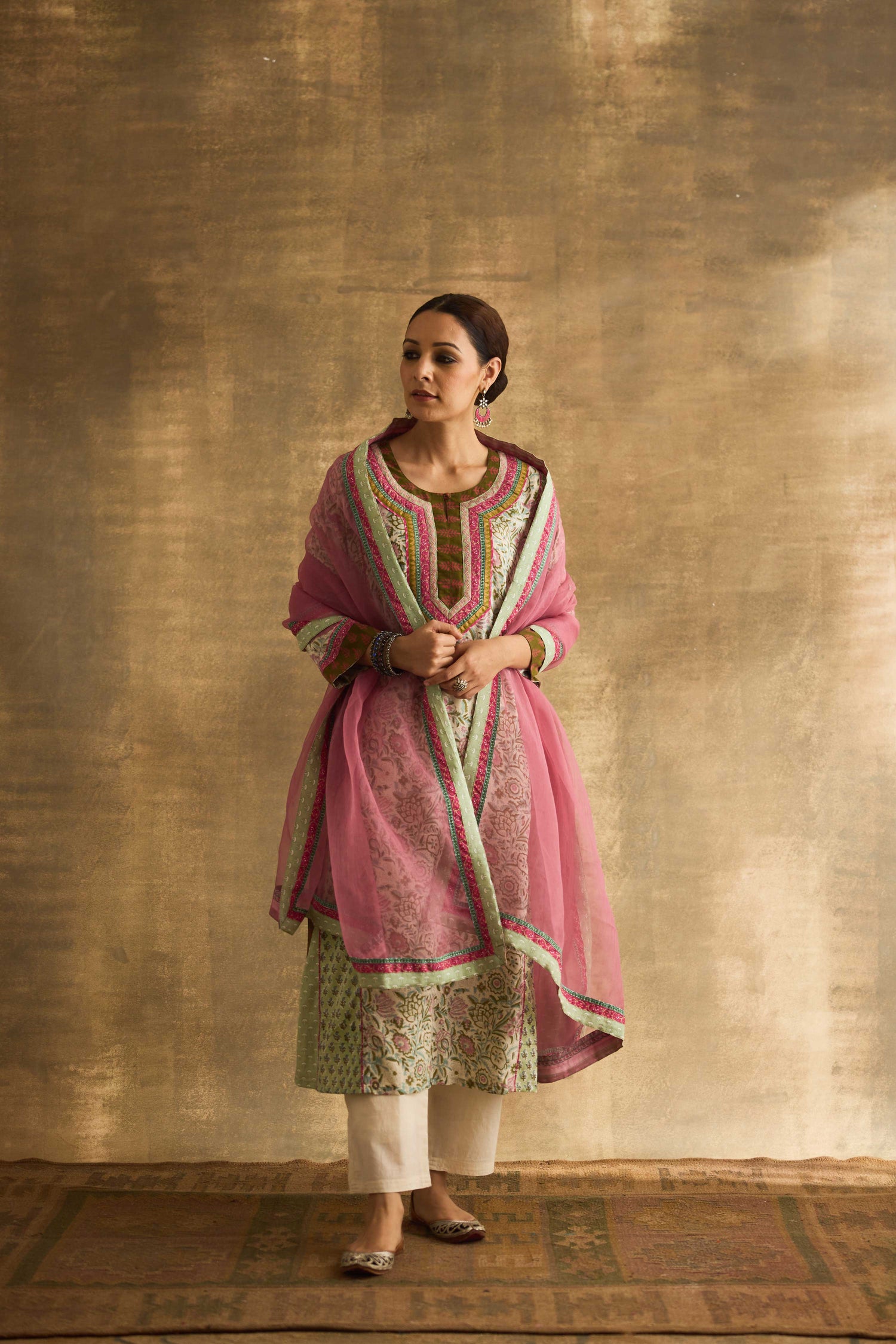 Medh Dupatta Light Pink (9888702464299)