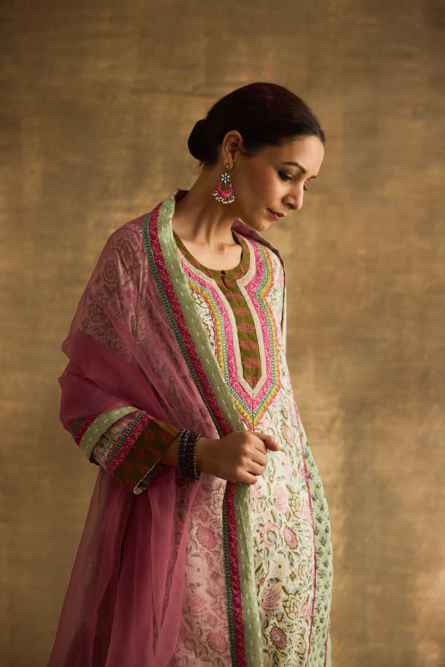 Medh Dupatta Light Pink (9888702464299)