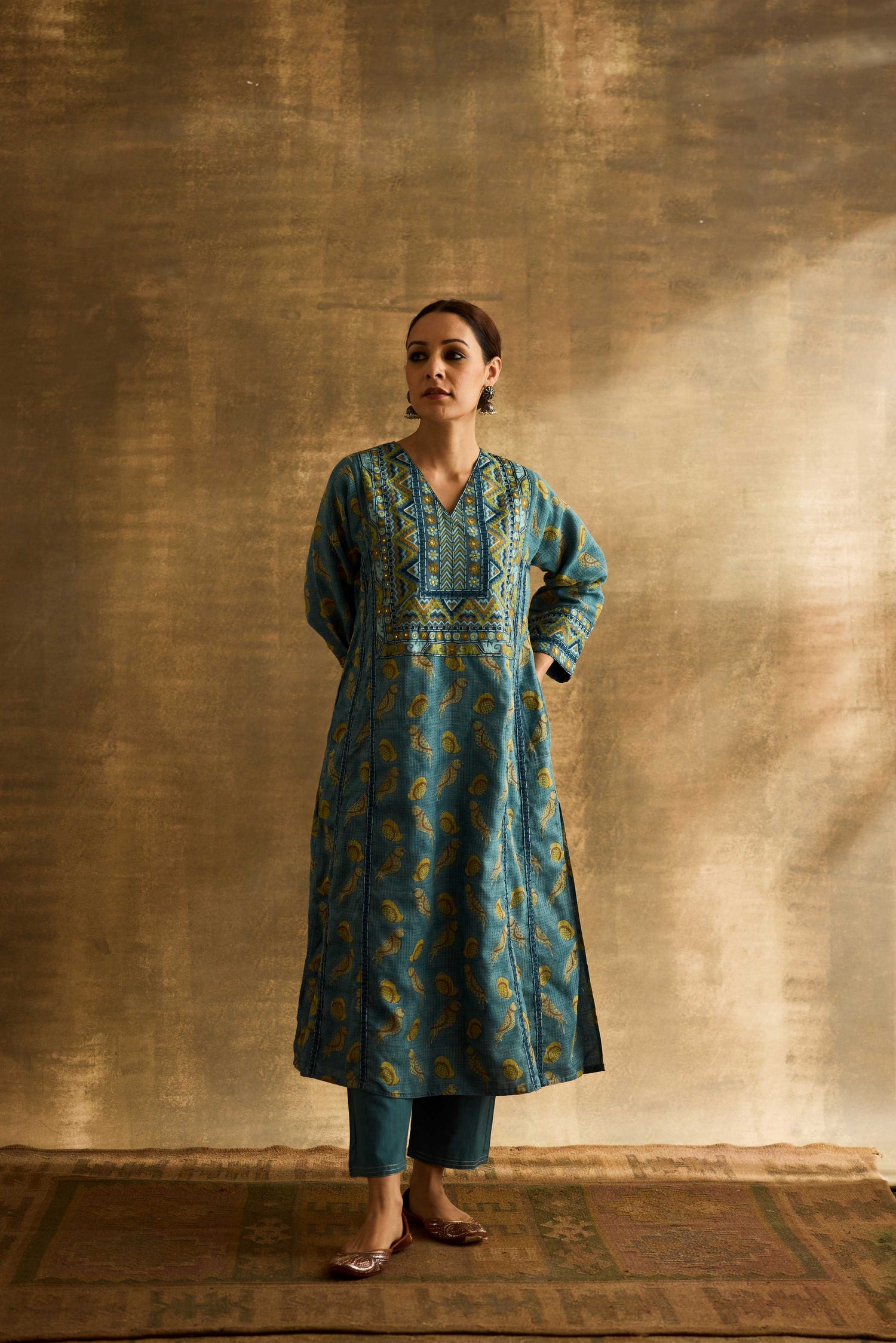 Tulsi Kurta Sky Blue (9886415585579)