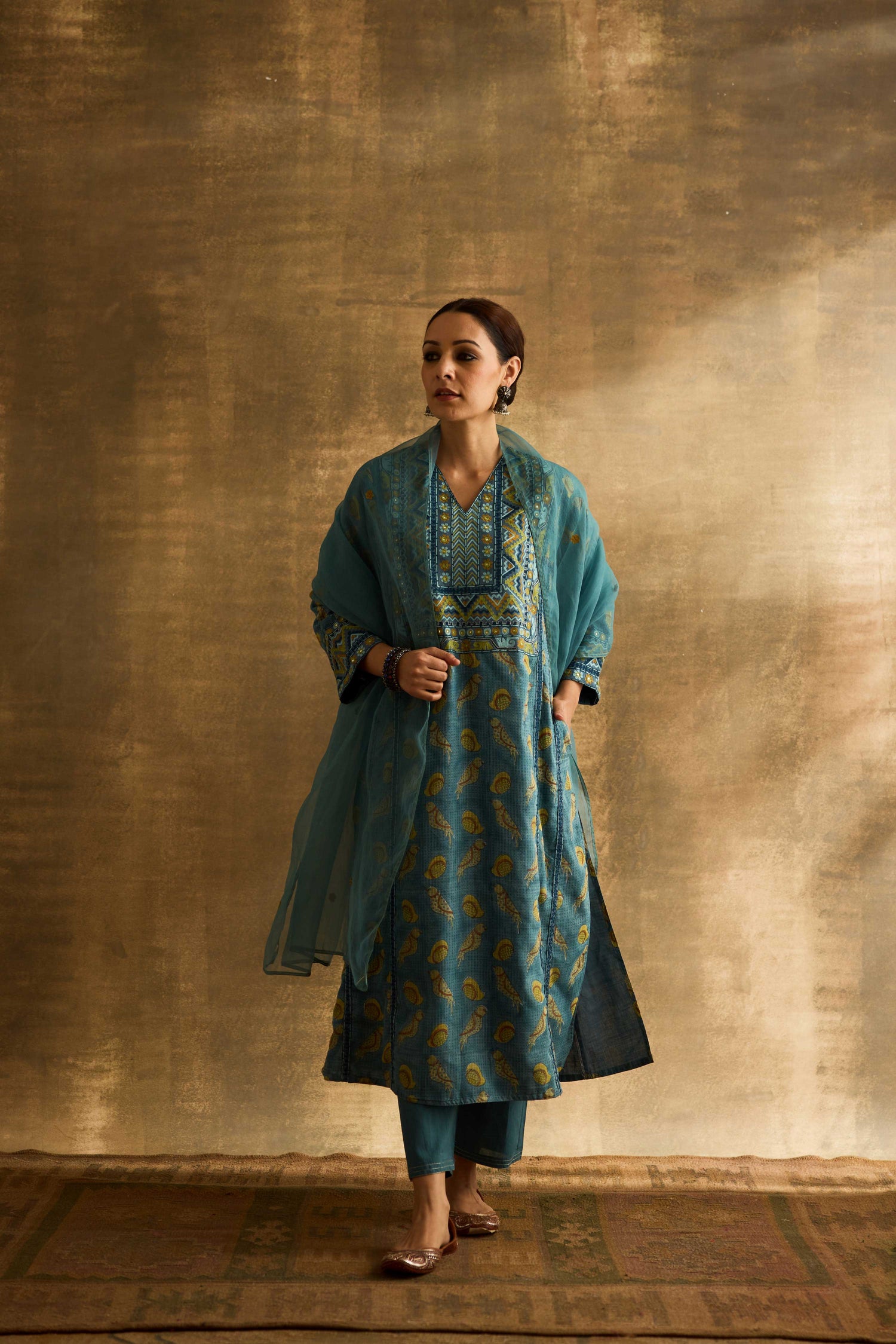 Tulsi Kurta Sky Blue (9886415585579)