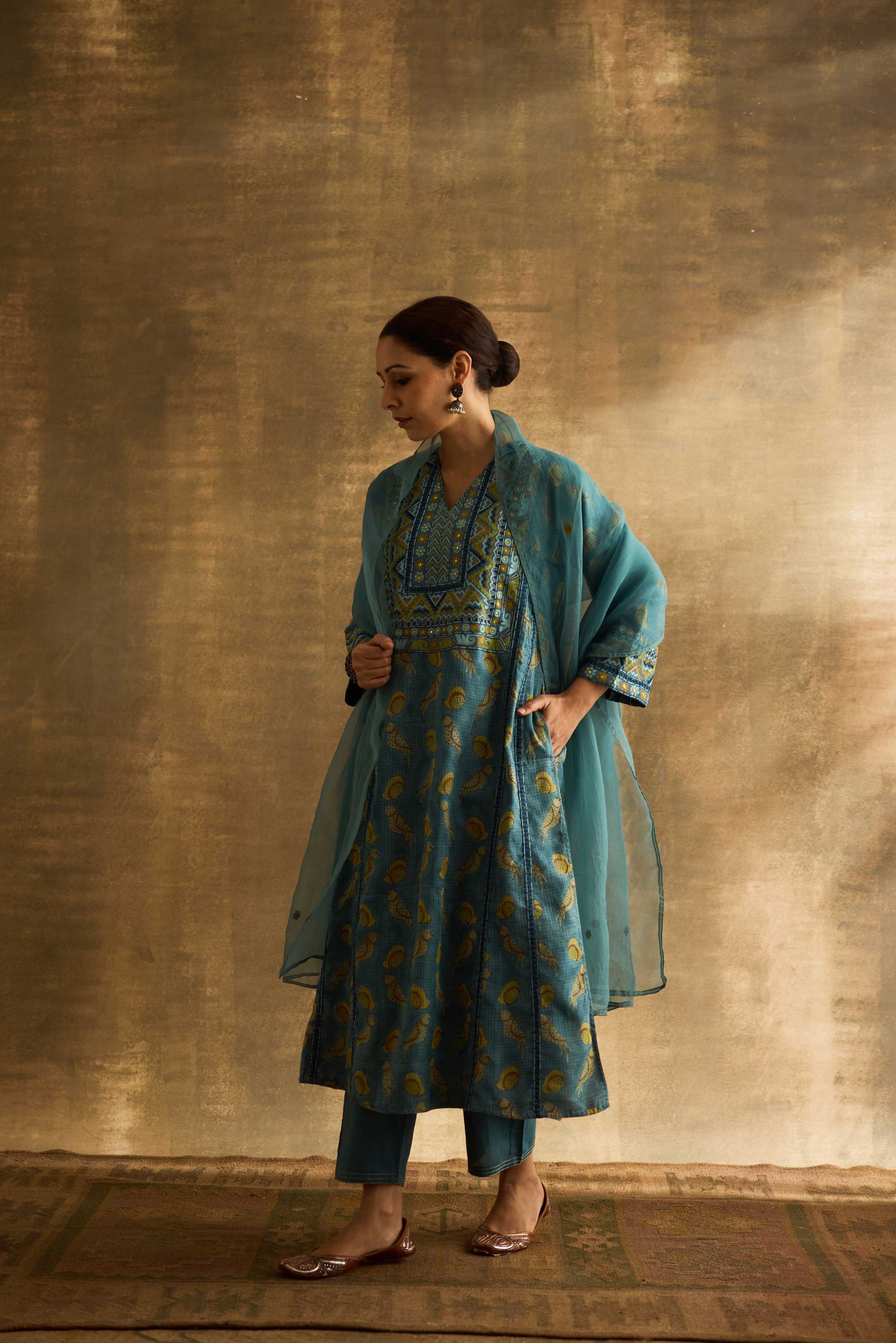 Tulsi Kurta Sky Blue (9886415585579)