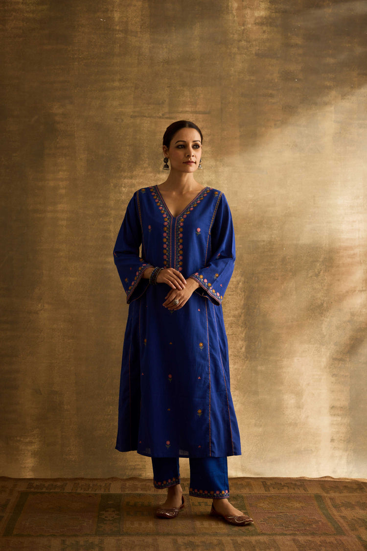 Ramya Kurta Blue (9888513425707)