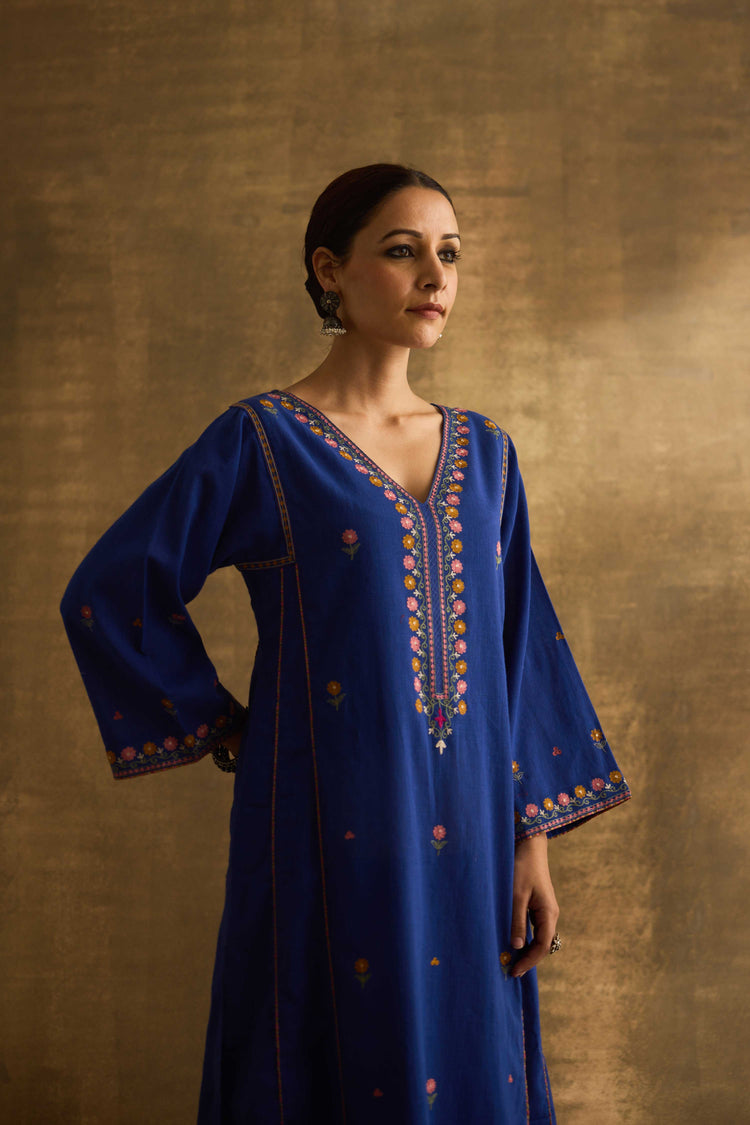 Ramya Kurta Blue (9888513425707)