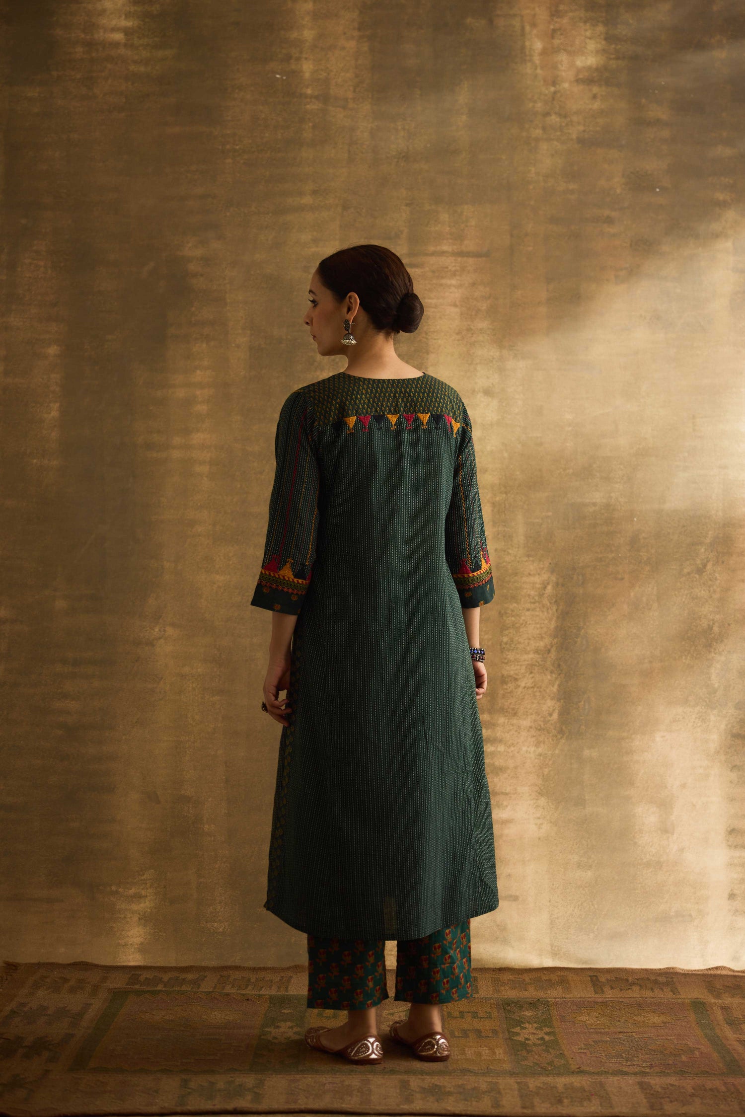 Rozana Kurta Green (9886318199083)