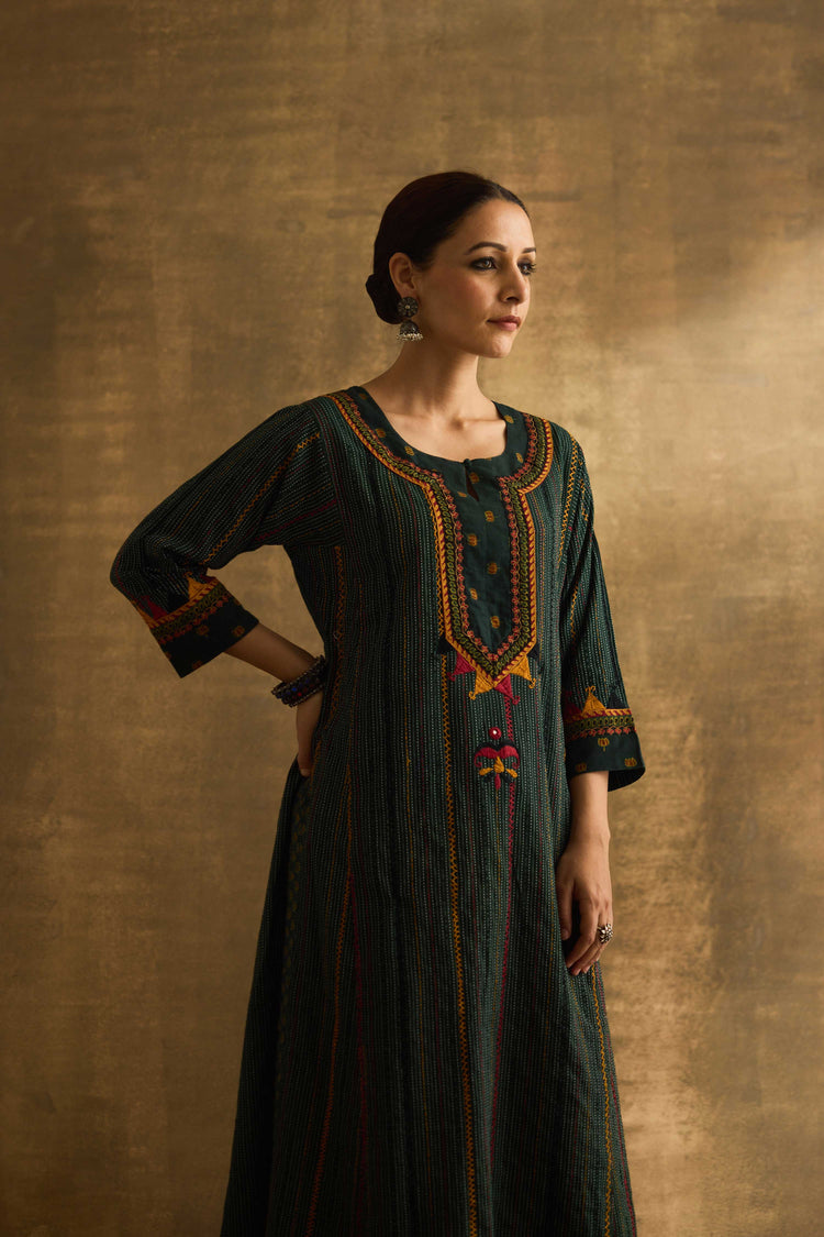 Rozana Kurta Green (9886318199083)