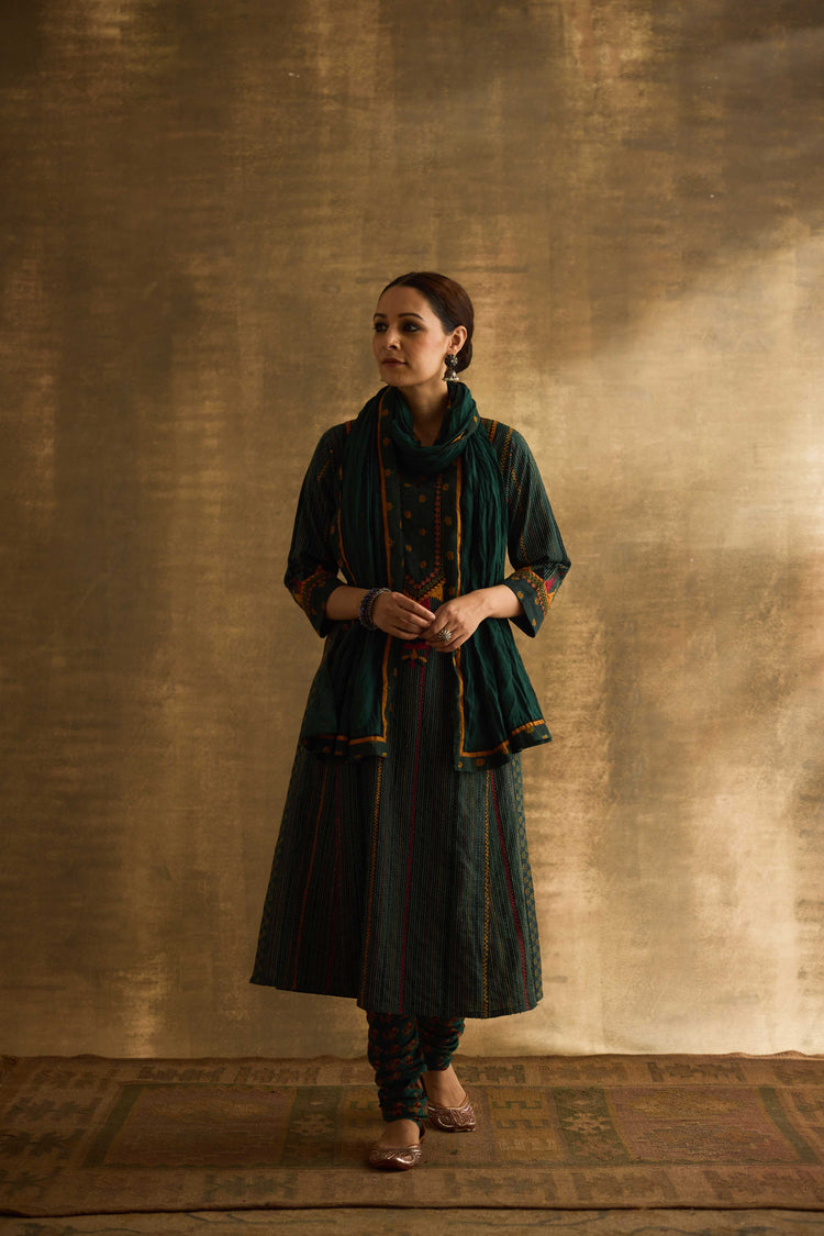 Rozana Kurta Green (9886318199083)