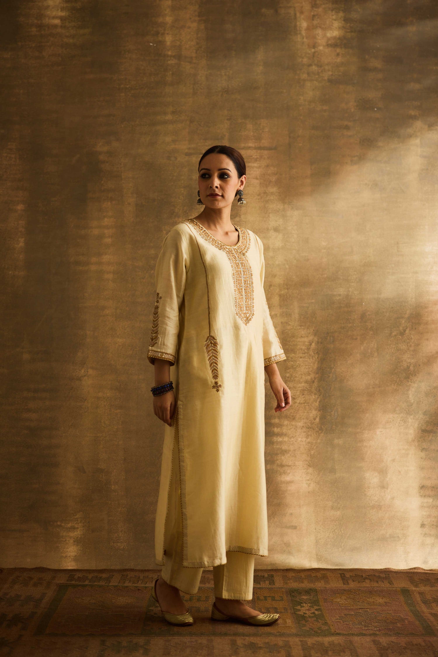 Idaya Kurta Cream (9888431407403)