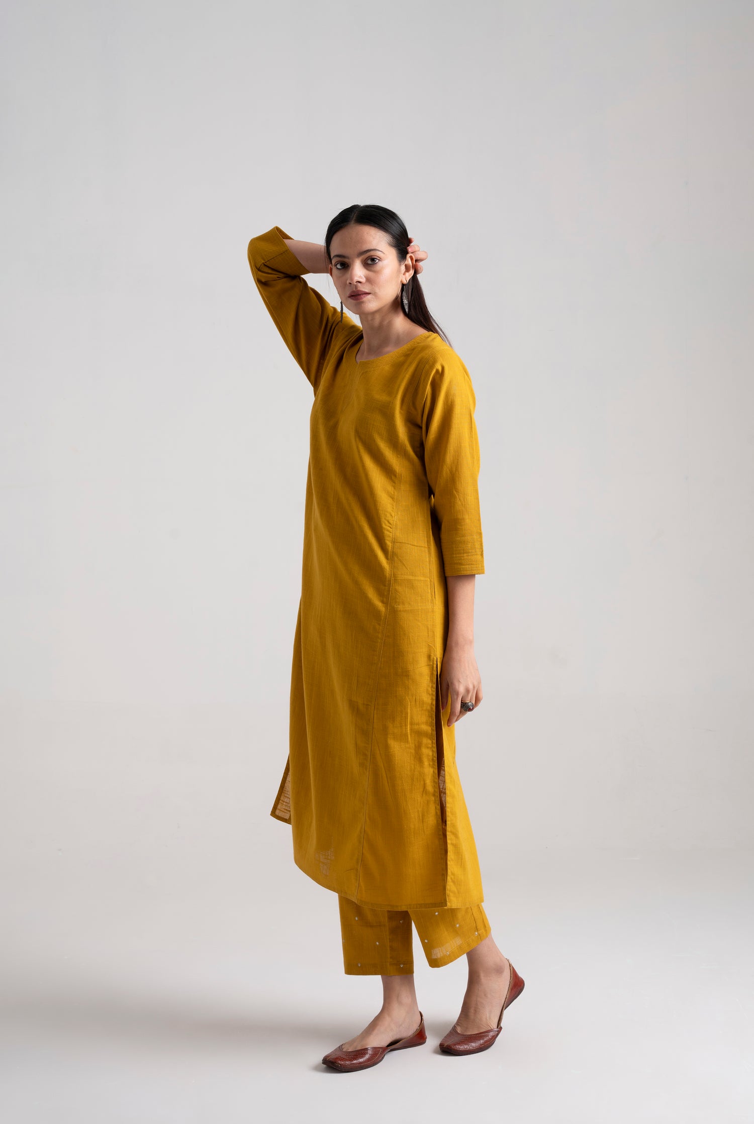 EVERYDAY CO-ORD SET MUSTARD (8957443342635)