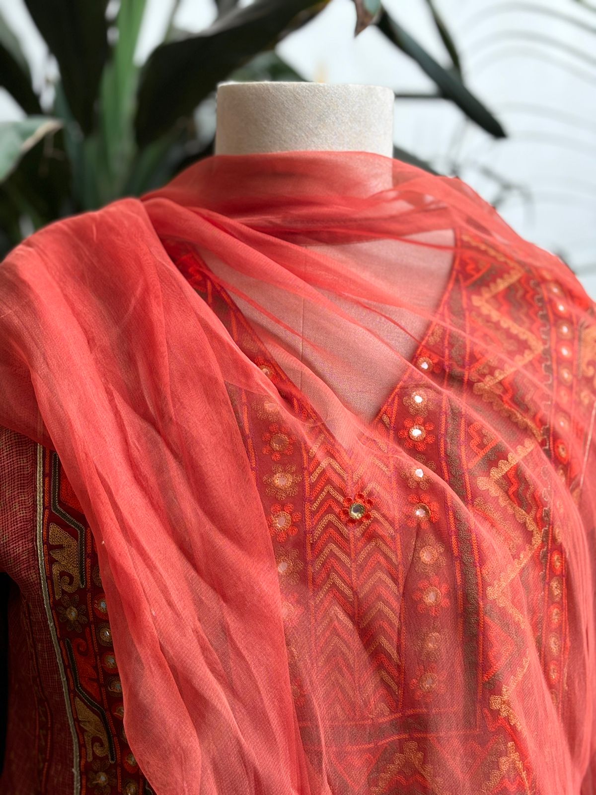 Tulsi Dupatta Orange (9712921837867)