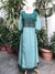 Rozana Caftan Sea Green White (9859600449835) (9859601236267)