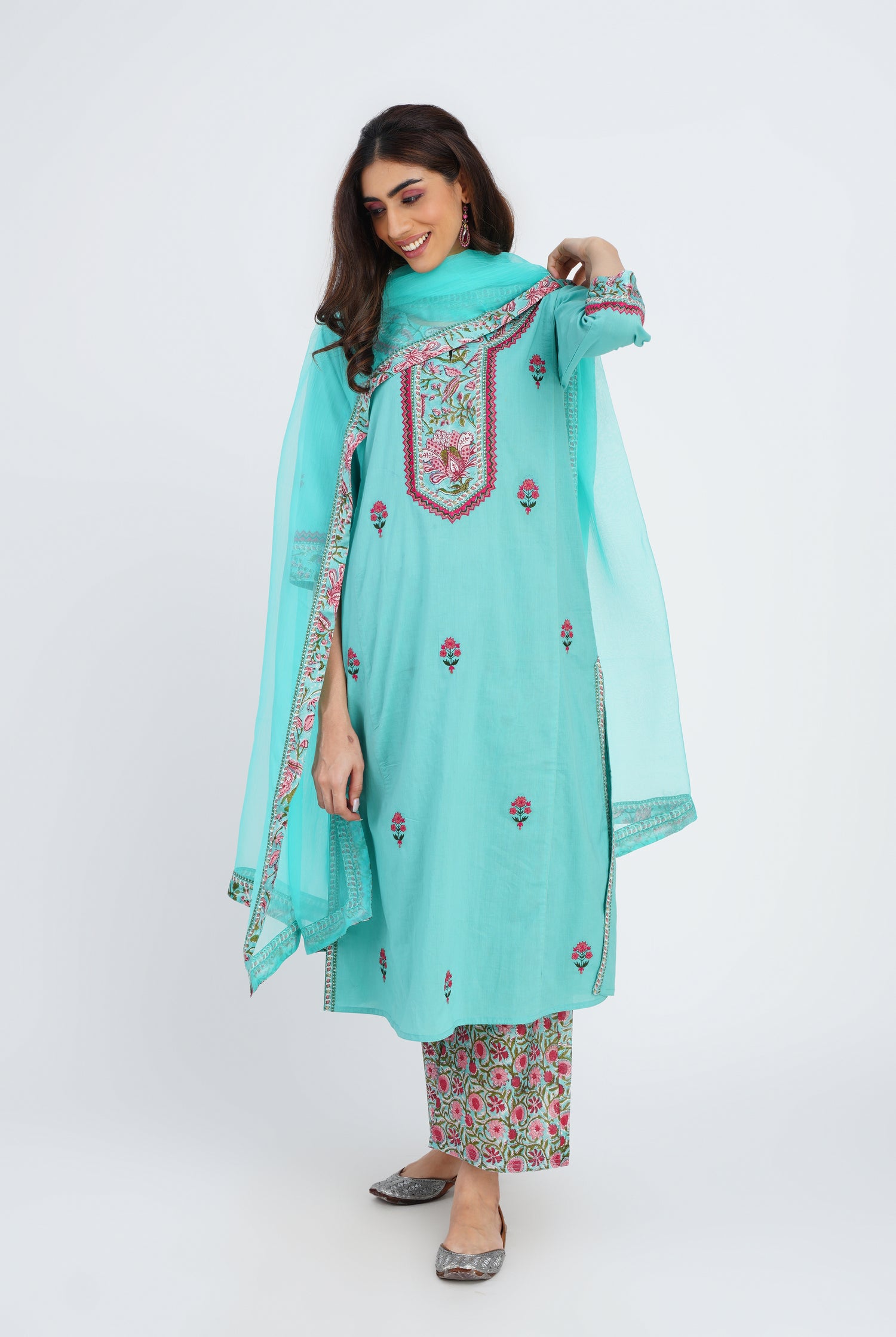 Rozana Kurta Aqua (7087846490159)