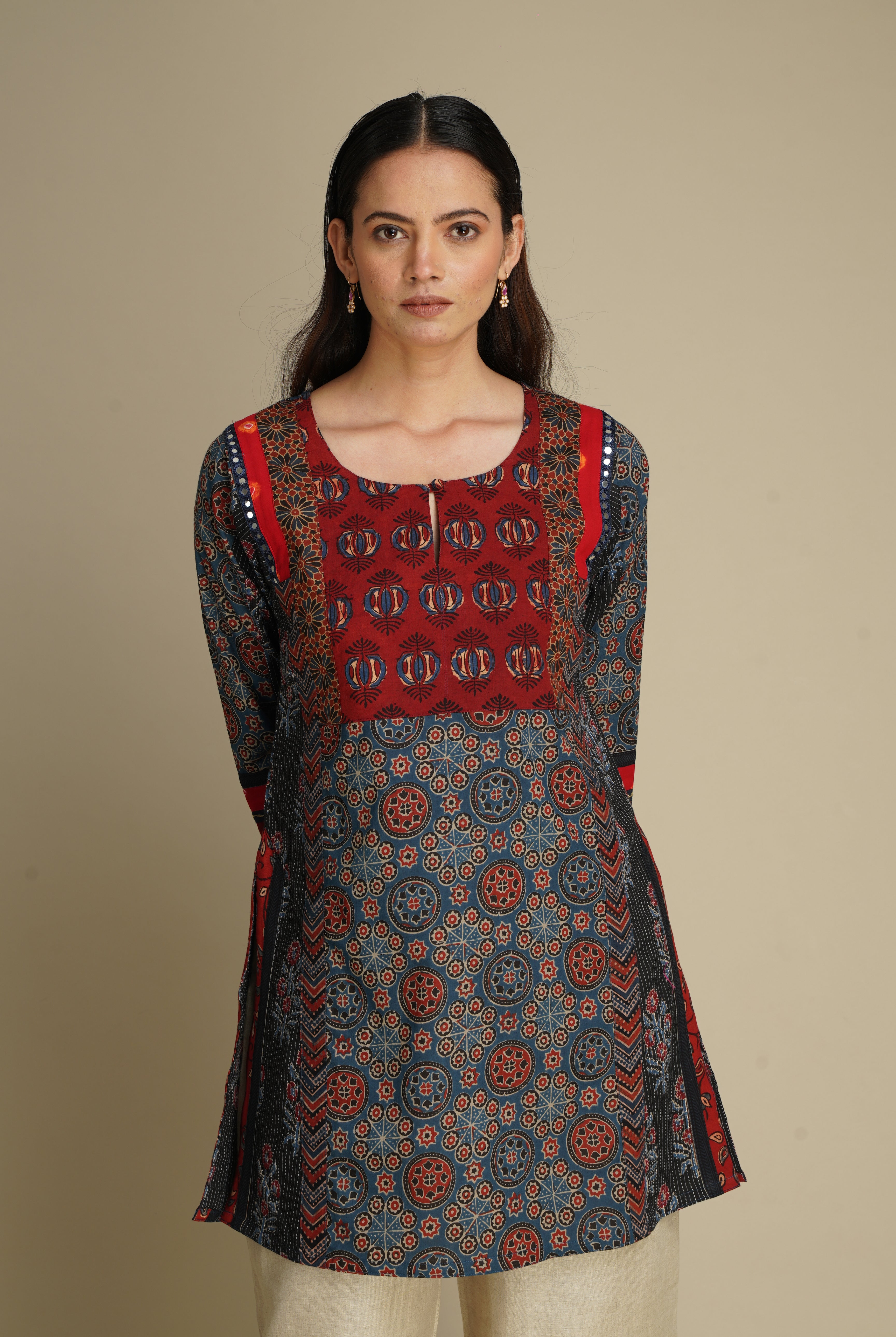 Kashi Kurti Pink Indigo – Sampada