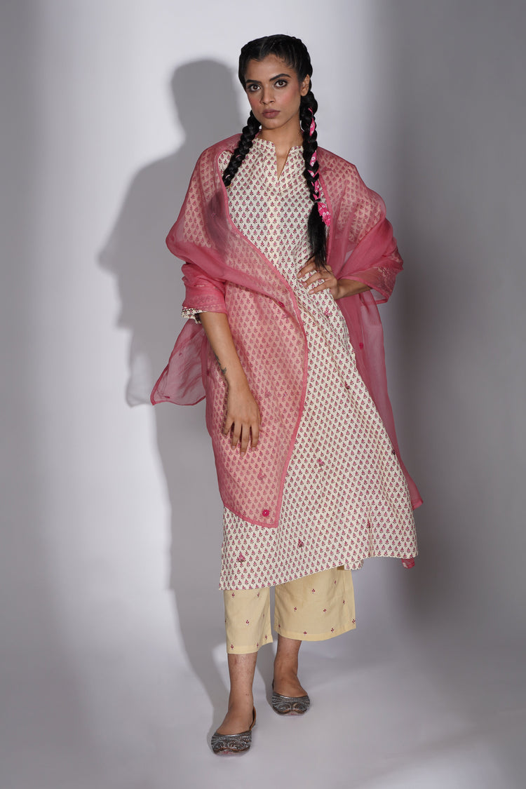 Arya Kurta Beige (8053931082027)